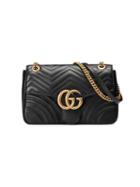 Gucci - Gg Marmont Matelassé Shoulder Bag - Women - Leather/metal/microfibre - One Size, Black, Leather/metal/microfibre