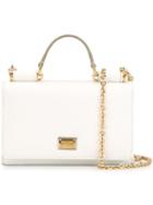 Dolce & Gabbana - Mini 'von' Wallet Crossbody Bag - Women - Leather - One Size, White, Leather