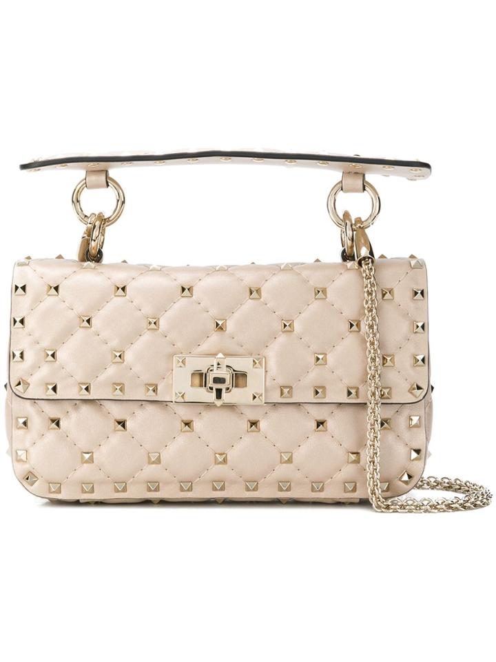 Valentino Rockstud Quilted Bag - Metallic