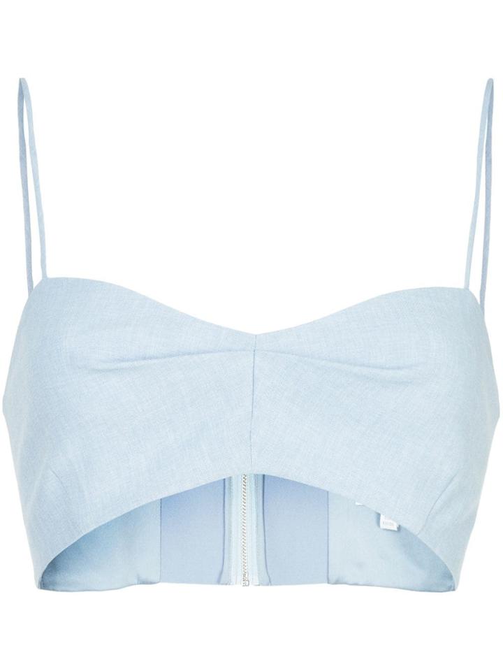 Alice Mccall Persuasive Crop Top - Blue