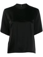 Nanushka Silk T-shirt - Black