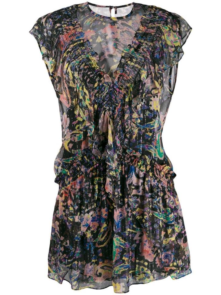 Iro Kleid Print Mini Dress - Black