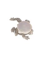 Oscar De La Renta Critters Frog Ring - Grey