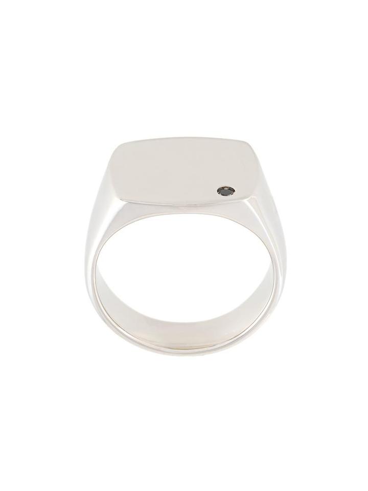 Tom Wood 'cushion' Ring, Men's, Size: 64, Metallic