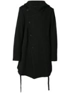 Lost & Found Ria Dunn - Hooded Mid Coat - Men - Cotton/wool - M, Black, Cotton/wool