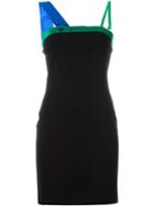 Versus Asymmetric Strap Fitted Dress