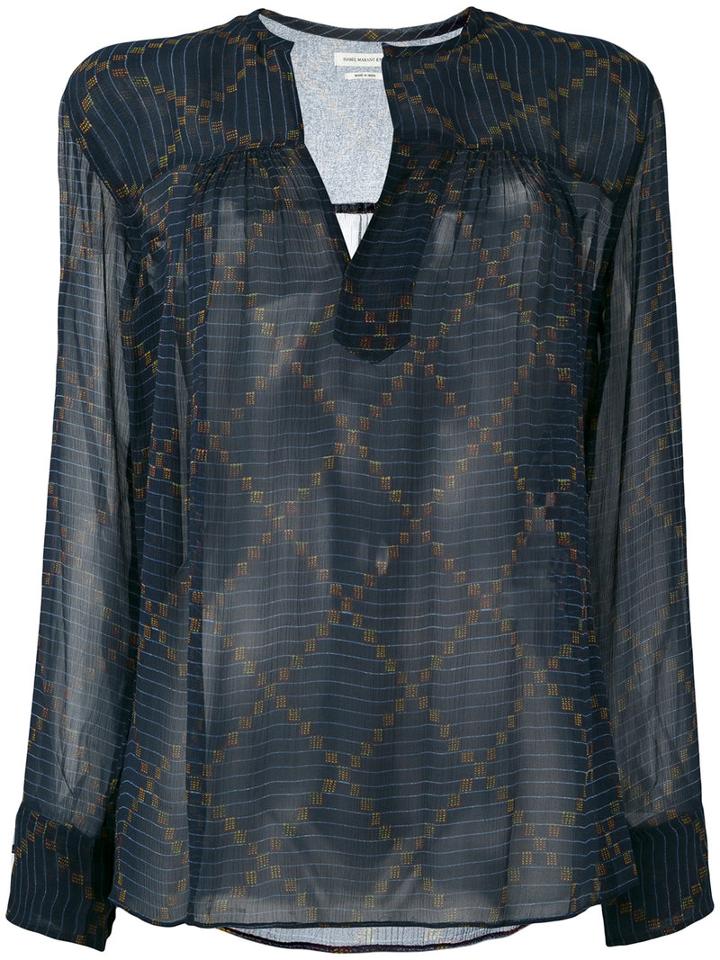 Isabel Marant Étoile - Bowtie Blouse - Women - Silk - 36, Black, Silk