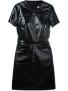 Michael Michael Kors Faux Leather Mini Dress
