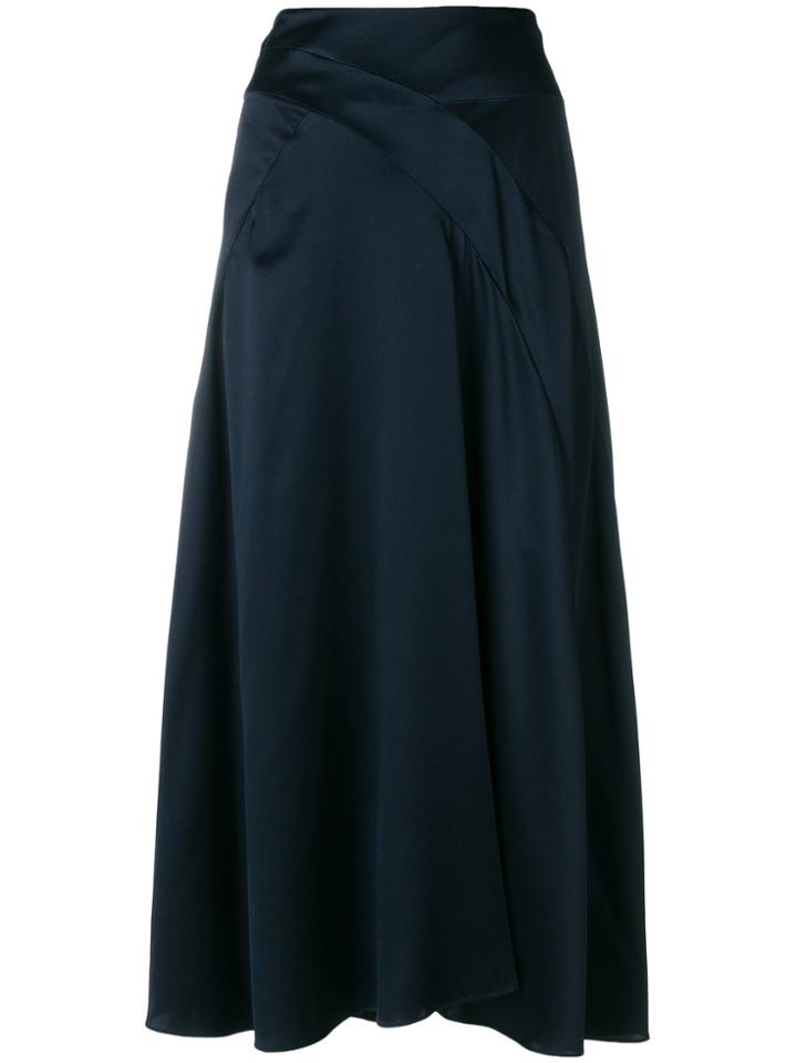 Dorothee Schumacher Midi A-line Skirt - Blue