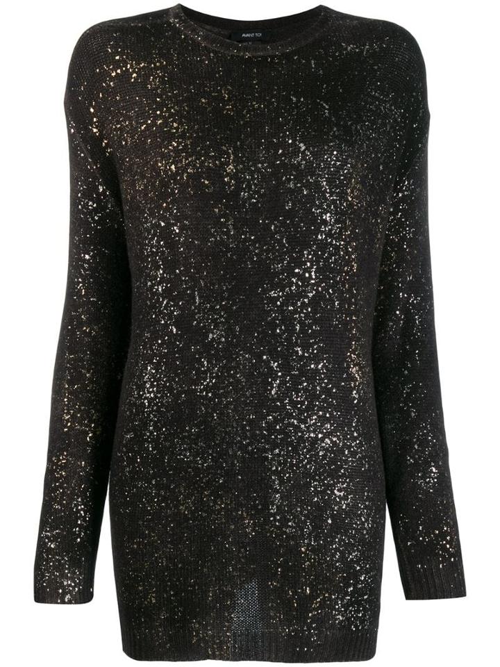 Avant Toi Sparkle-embellished Jumper - Grey