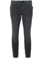 Amo Cropped Trousers, Women's, Size: 24, Black, Cotton