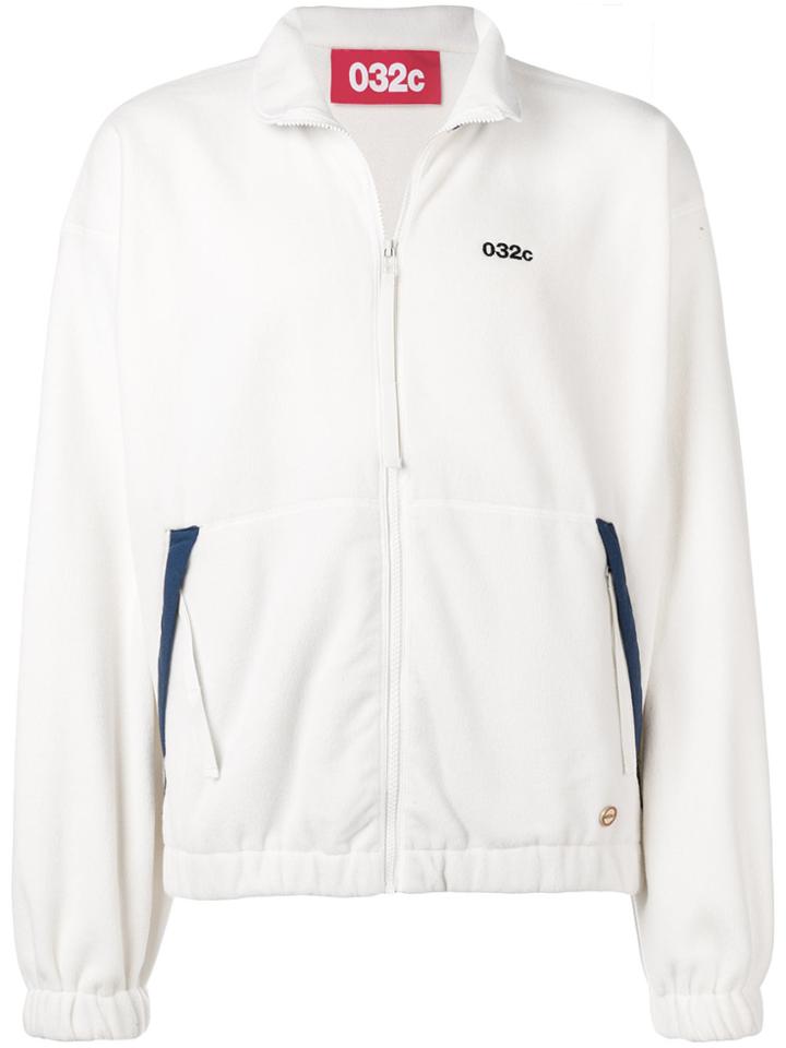 032c Zipped Sweatshirt - White