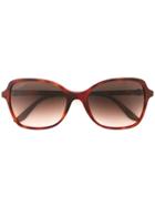 Cartier 'double C Decor' Sunglasses - Brown