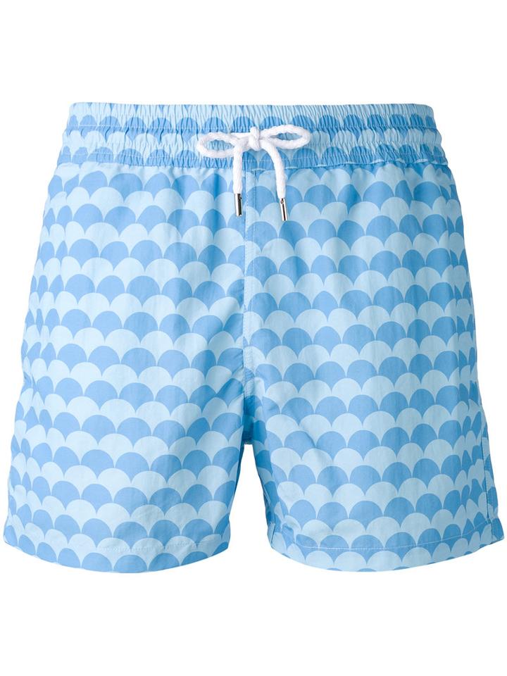 Drawstring Swim Shorts - Men - Cotton/polyamide - Xl, Blue, Cotton/polyamide, Frescobol Carioca
