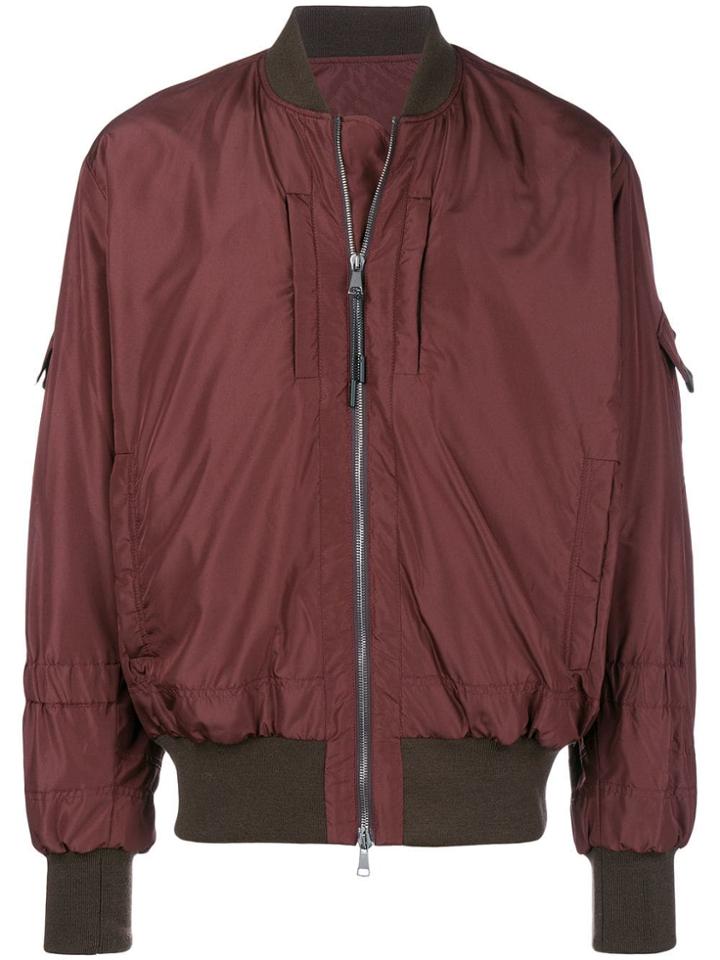 Qasimi Bomber Jacket - Red