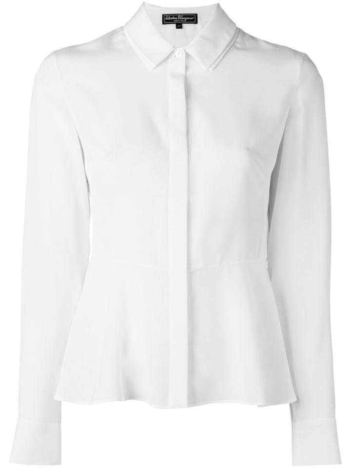 Salvatore Ferragamo Peplum Blouse