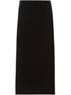 Msgm High Waist Pencil Skirt, Women's, Size: 38, Black, Cotton/polyamide/polyester/spandex/elastane