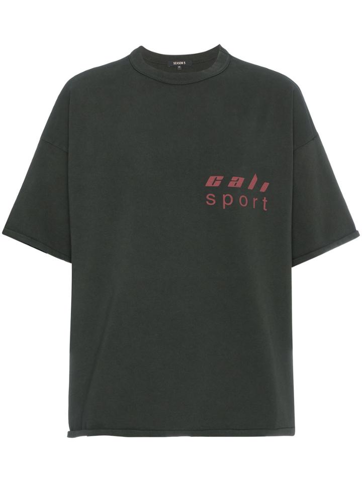 Yeezy Black Oversized Cali T Shirt - Green