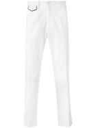 Dolce & Gabbana Embroidered Crown Chinos - White