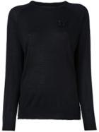 Simone Rocha Embroidered Detail Sweater - Black