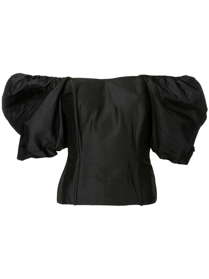 Bambah Balloon Bustier - Black