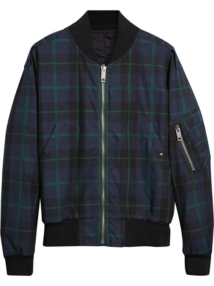 Burberry Reversible Bomber Jacket - Blue