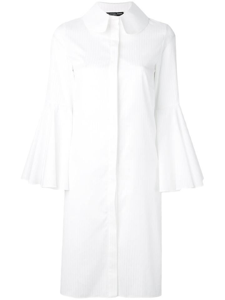 Alistair James - 'darling' Shirt Dress - Women - Cotton - 6, White, Cotton