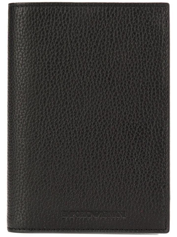 Emporio Armani Classic Document Holder - Black
