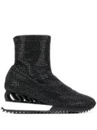 Le Silla Reiko Wave Sneaker Boots - Black