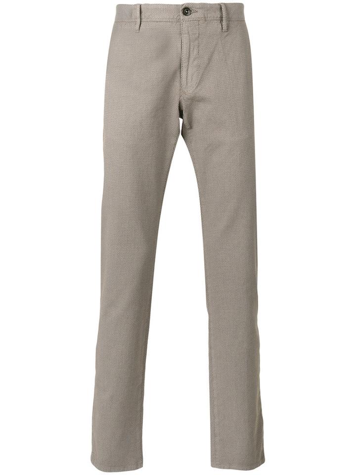 Incotex - Straight Leg Trousers - Men - Cotton/spandex/elastane - 32, Nude/neutrals, Cotton/spandex/elastane