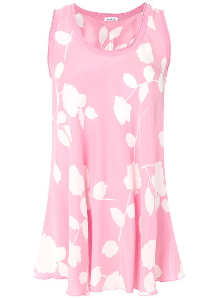 P.a.r.o.s.h. Simphony Tank Top - Pink & Purple