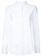 Thom Browne - Flower Collar Shirt - Women - Cotton - 42, White, Cotton