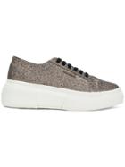 Superga Glitter Platform Snakers - Multicolour