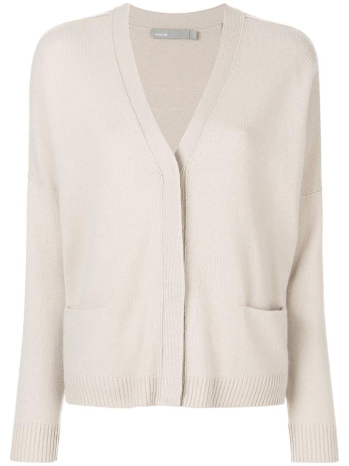 Vince V-neck Cardigan - Nude & Neutrals