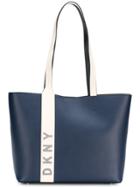 Donna Karan Large Logo Tote - Blue