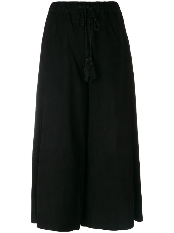 Forte Forte Cropped Trousers - Black