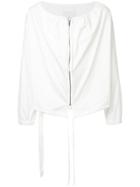 Unused Denim Zip Jacket - White