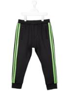 Dsquared2 Kids Side-striped Sweatpants, Boy's, Size: 10 Yrs, Black