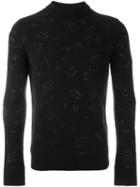 Saint Laurent Music Note Printed Jumper