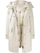 Woolrich Layered Padded Coat - Neutrals