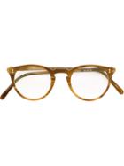 Oliver Peoples 'o'malley' Optical Glasses, Nude/neutrals, Acetate