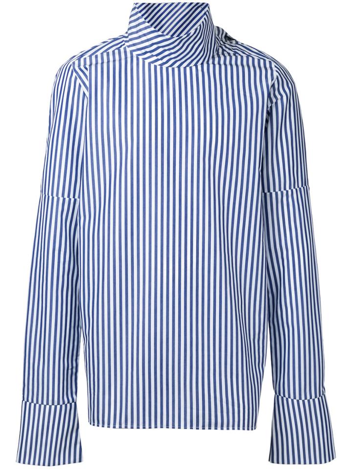 Strateas Carlucci Sterile Funnel Blouse - Blue