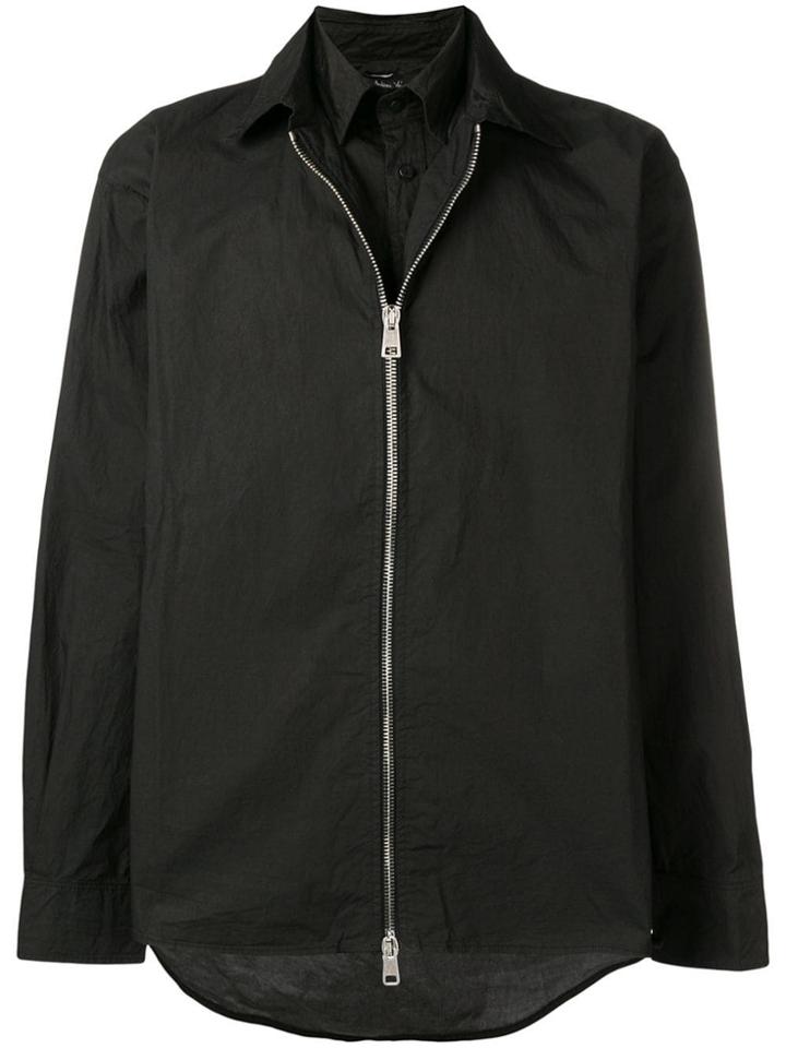 Andrea Ya'aqov Double Layer Shirt - Black