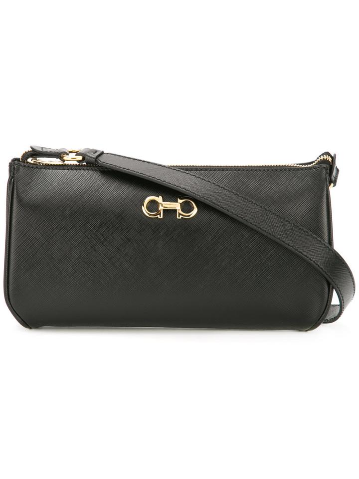 Salvatore Ferragamo - 'lisetta' Shoulder Bag - Women - Leather - One Size, Women's, Black, Leather
