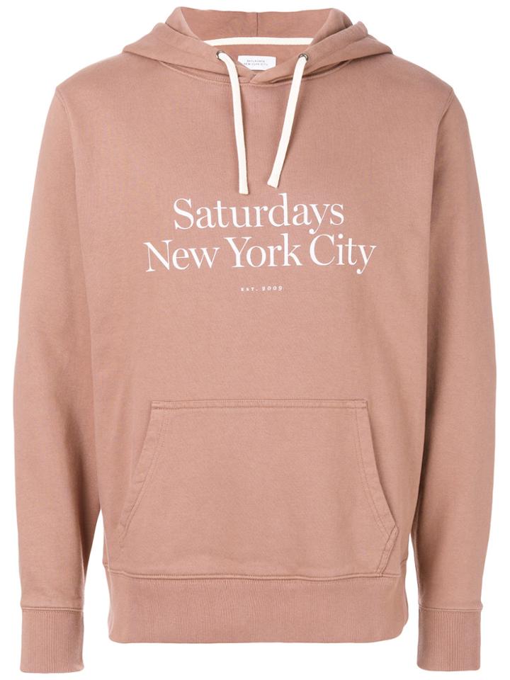 Saturdays Nyc Ditch Miller Standard Hoodie - Pink & Purple