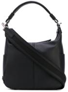 Tod's - Zipped Shoulder Bag - Women - Calf Leather - One Size, Black, Calf Leather