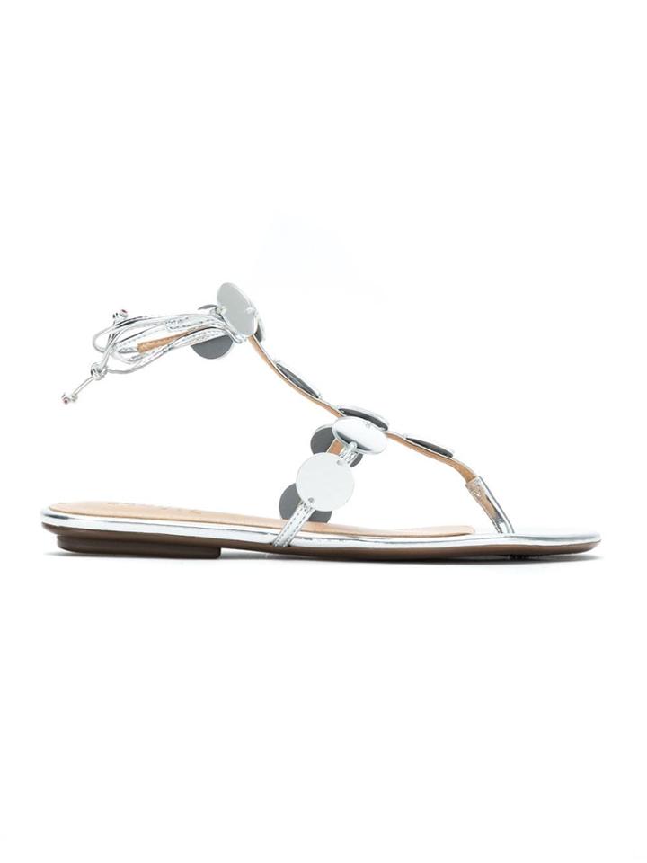 Schutz Schutz S0109303480003 Prata Leather/fur/exotic Skins->leather -