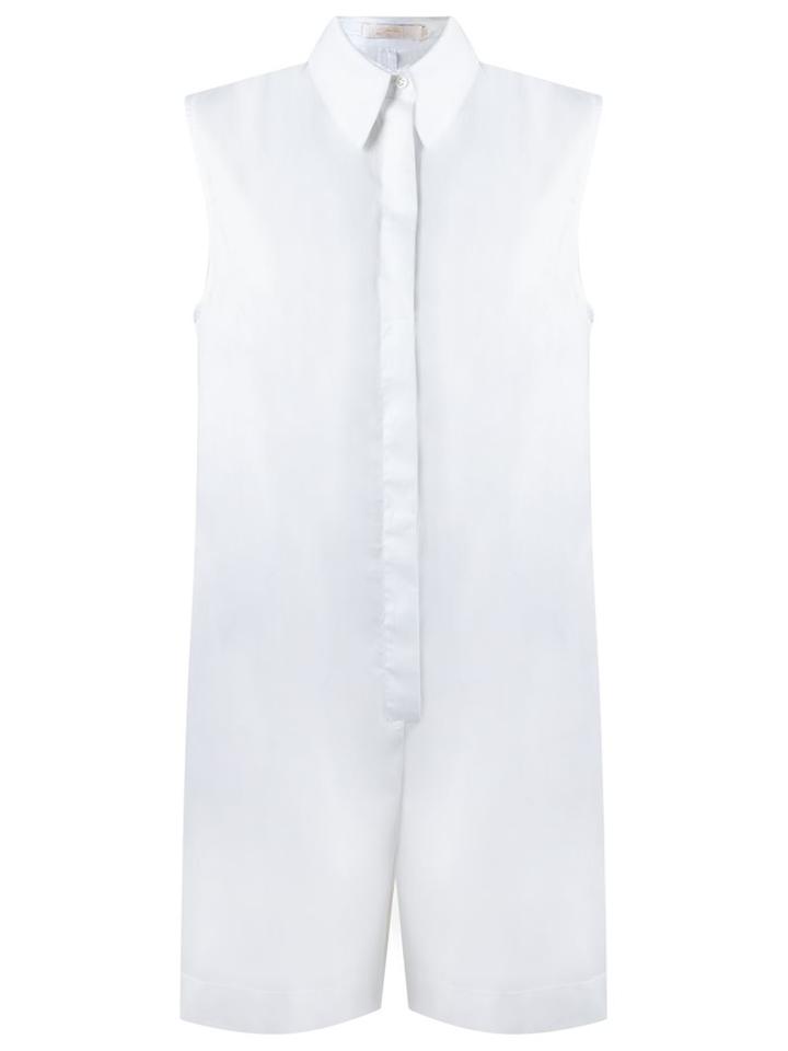 Andrea Marques Playsuit, Women's, Size: 40, White, Cotton