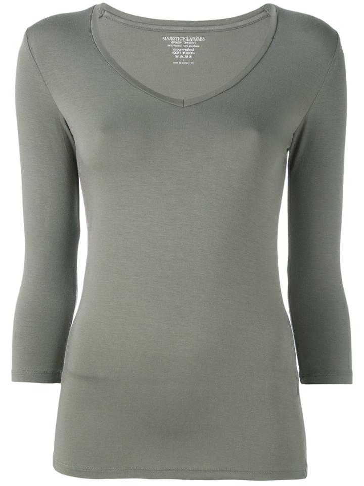 Majestic Filatures Long Sleeve T-shirt - Green