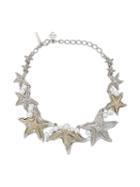 Oscar De La Renta 'pave Sea Star' Necklace, Women's, Metallic